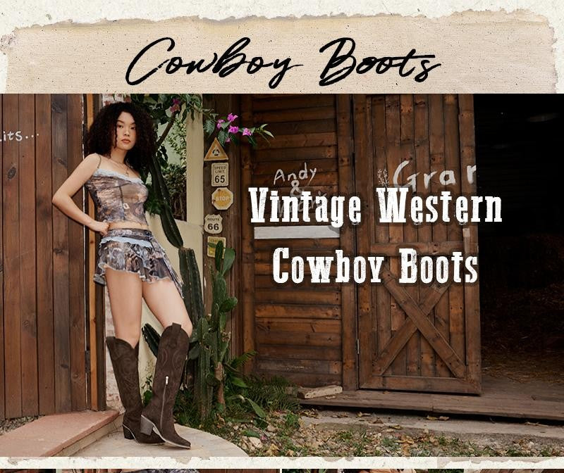 The Signature Embroidered Knee-High Cowgirl Boot